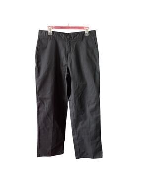 Dickies Black Work Pants 35x31 Straight Fit Utility Durable Casual Modern